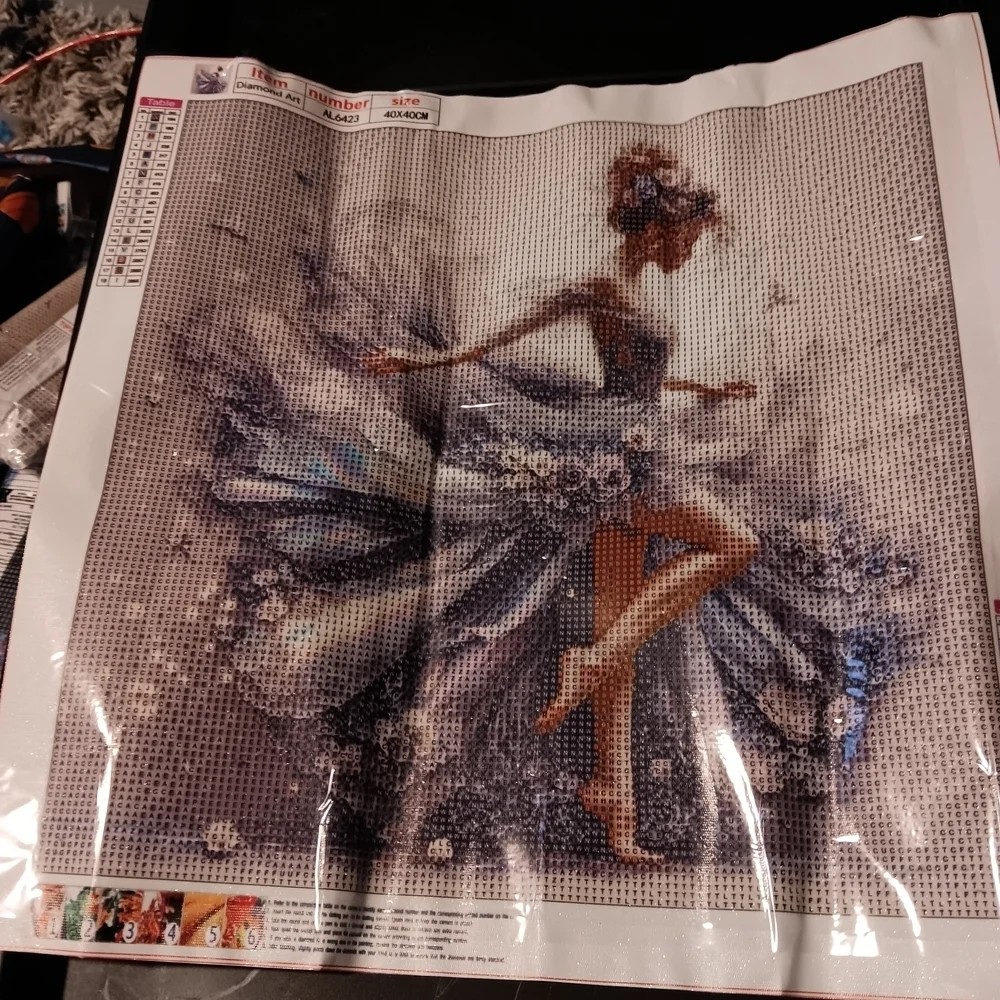Elegant Ballerina Diamond Painting Kit 40x40